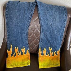 Hand painted vintage Levi’s size 36x29